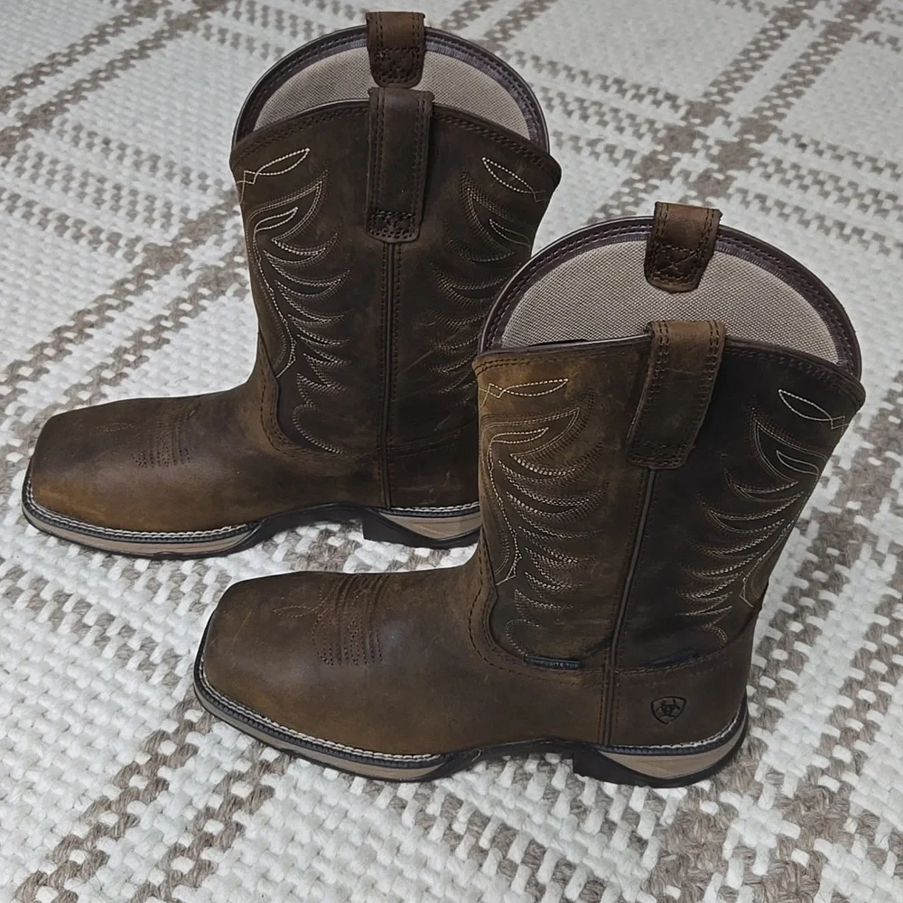 Ariat Women's Anthem Waterproof Western Workboot - Picture 8 of 12